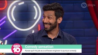 Kanan Gill From Software Engineer To Comedy Sensation  Studio 10 [upl. by Trbor686]