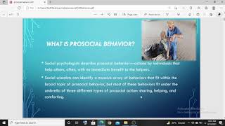 What is prosocial behavior examples  urduhindi [upl. by Ohs298]