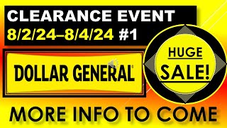 DOLLAR GENERAL CLEARANCE EVENT 8224  8424 SEASONAL AND CORE 1 LIST amp PICS [upl. by Peter745]