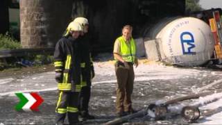 Gefahrgutunfall auf der A2  Recklinghausen [upl. by Fannie]