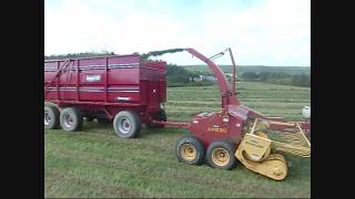 John Deere 6145R with FP230 2nd cut 2018 [upl. by Herwick934]