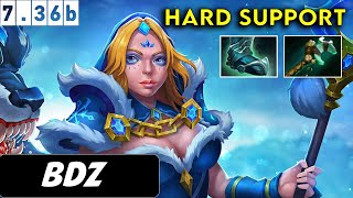 BDZ Crystal Maiden Hard Support  Dota 2 Patch 736B Pro Pub Gameplay [upl. by Bale]