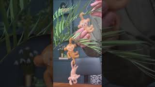 How to make felt climbing monkeys  Cute felt craft ideas for kids [upl. by Rutledge]