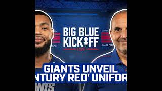 Big Blue Kickoff Live 516  Giants Unveil ‘Century Red’ Uniforms [upl. by Anastos900]