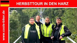 🇩🇪 Autumn tour in the Harz Mountains 2017  Braunlage  A travel documentation  HD  Motorbike tour [upl. by Saunderson]