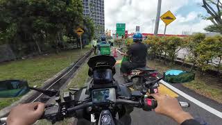 Part 23  HONDA ADV 350 POV RIDE [upl. by Nabe]