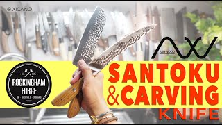 AFFORDABLE amp SHARP Rockingham forge knife  Santuko amp Carving knife [upl. by Kariotta305]