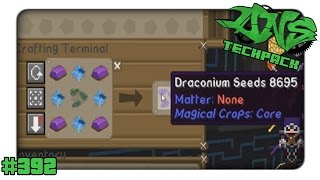 Minecraft DNS Techpack 392 Draconium Seeds Magical Crops Core [upl. by Eryn195]