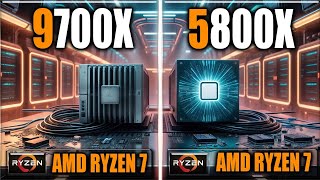 9700X vs 5800X Benchmarks  Tested in Games and Applications [upl. by Phonsa]