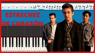 Los Prisioneros  Estrechez De Corazón  Piano Tutorial  Midi [upl. by Neersin]