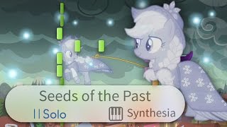 The Seeds of the Past  My Little PonyFIM  PIANO COVER wLYRICS  Synthesia HD [upl. by Tannie]