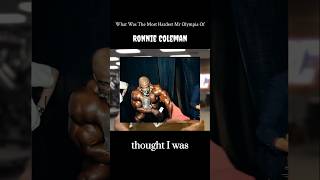 Ronnie Colemans Ever Hardest Mr Olympia❓ shorts motivation fitness ronniecoleman mrolympia [upl. by Airegin]