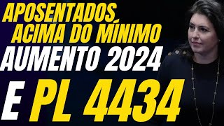 Ao Vivo 19 Horas  Aposentados Acima do Mínimo Saiu Aumento Para 2024 Confira a Previsão [upl. by Tongue795]