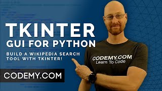 Build A Wikipedia Search App  Python Tkinter GUI Tutorial 169 [upl. by Ahsiemat357]