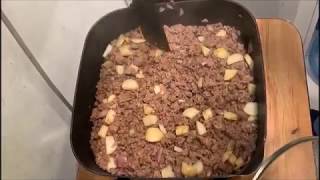 Picadillo con Papas En Sarten Eléctrico [upl. by Yhotmit]