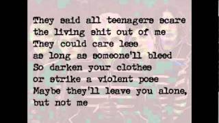 My Chemical Romance  Teenagers lyrics [upl. by Bianca]