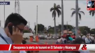 Suspenden alerta de tsunami en Nicaragua tras terremoto de magnitud 72 [upl. by Aehsila]