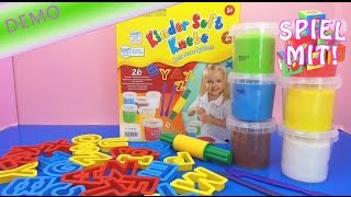 ABC Knete Kneten mit Kindern  Das Alphabet lernen mit Knete für Kinder Demo  deutsch learn abc [upl. by Inava]