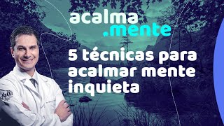 5 Técnicas para acalmar mente inquieta [upl. by Charlena]