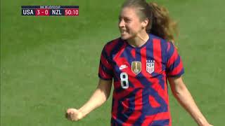 USWNT vs New Zealand 100 Highlights  Feb 20 2022 [upl. by Megdal]