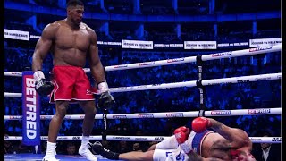 WOW Anthony Joshua  The Real Hands of Steel  Best Performances [upl. by Safko438]