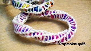 Come fare Loom Bands Spiral Bracelet SpirillaTutorial ItalianoSpiegato passo x passo [upl. by Keemahs]