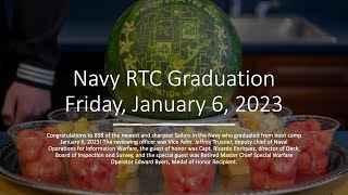 Navy RTC Graduation Ceremony Pictures January 6 2023 [upl. by Colvert]