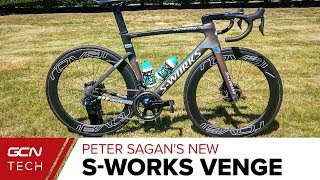 Peter Sagans SWorks Venge Disc  Tour de France 2019 Pro Bike [upl. by Onimod]