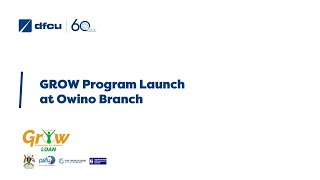 dfcu Bank launches Grow fund Program at Owino Branch [upl. by Felicity]