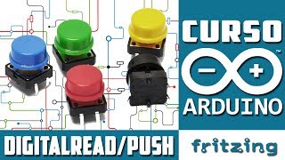 ✅ Control de Push Button con digitalRead  Curso Básico de Arduino UNO [upl. by Pember413]