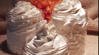 Making Shea amp Mango Whipped Body Butter with Essential Oil  All Natural DIY with Recipe [upl. by Norehs]