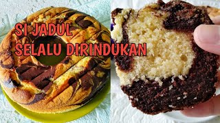 CARA MEMBUAT BOLU JADUL  RESEP MARMER CAKE [upl. by Lourdes225]