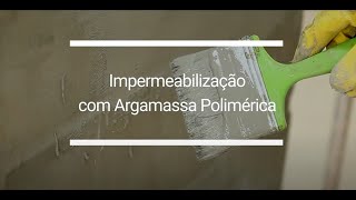 Como aplicar argamassa polimérica impermeabilizante [upl. by Ruddy251]