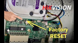 Hikvision NVR Password Reset  How to Reset Hikvision NVRDVR Password to default setting 2024 [upl. by Lael]