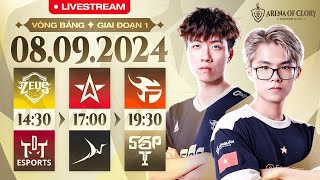 ZEUS vs TDT  1S vs BSS  FPT vs SGP  VÒNG BẢNG ĐTDV MÙA ĐÔNG 2024  NGÀY 0809 [upl. by Lunn637]