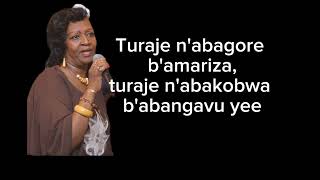 ISAMAZA  TURAJE lyrics Indirimbo nyarwandalyrics gakondo trending viralshorts [upl. by Brott504]