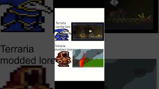 Terraria Lore vs Modded Lore memes terraria edit shorts short calamity [upl. by Serge]