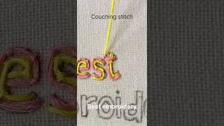 How to stitch letter t [upl. by Toogood]