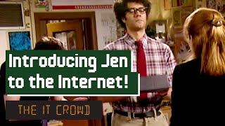 Moss Introduces Jen To The Internet  The IT Crowd Series 3 Episode 4 The Internet [upl. by Fineman340]