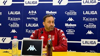 RUEDA DE PRENSA Fran Fernández Real Oviedo J13 [upl. by Gibeon726]