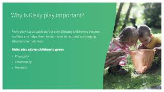 Children and risky play Why is it Important [upl. by Cynthy]