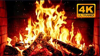 🔥 Cozy Fireplace 4K 12 HOURS Fireplace with Crackling Fire Sounds Fireplace Ambience [upl. by Montagu]