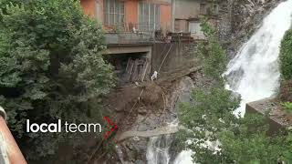 Laglio colata di fango sassi e fango ovunque [upl. by Behm]