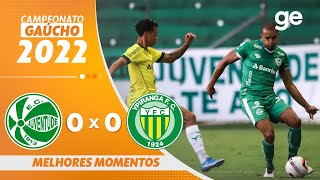 JUVENTUDE 0 X 0 YPIRANGARS  MELHORES MOMENTOS  5ª RODADA DO CAMPEONATO GAÚCHO 2022  geglobo [upl. by Crane773]