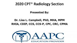 2020 CPT Radiology Section [upl. by Attecnoc170]