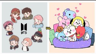 BTS vs BT21 [upl. by Barren]