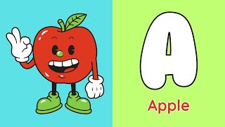 A to Z Alphabet  A for Apple  ABC Phonics  Educational Videos for Kids [upl. by Katharina]