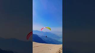 Paragliding view Tehri Garhwal  nature mountain  Uttarakhand [upl. by Kopans]