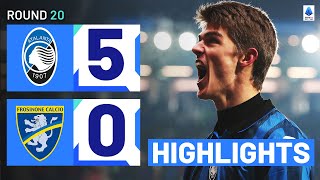 ATALANTAFROSINONE 50  HIGHLIGHTS  La Dea dominate goalfest in Bergamo  Serie A 202324 [upl. by Atinid]