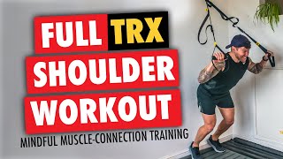 Complete PUMPEDUP TRX Shoulder Workout [upl. by Comyns]